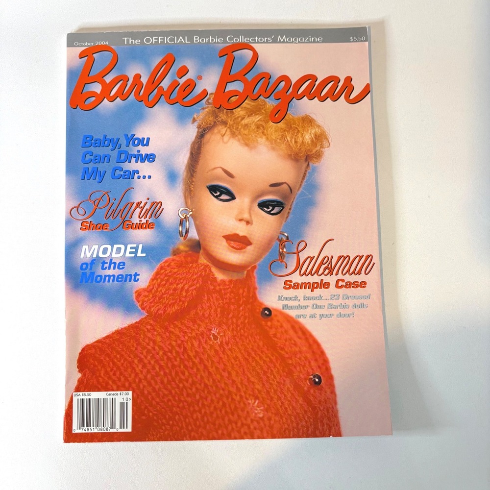 Barbie Bazaar Magazine October 2004 Pilgrim Shoe Guide Model of the Moment Kayla